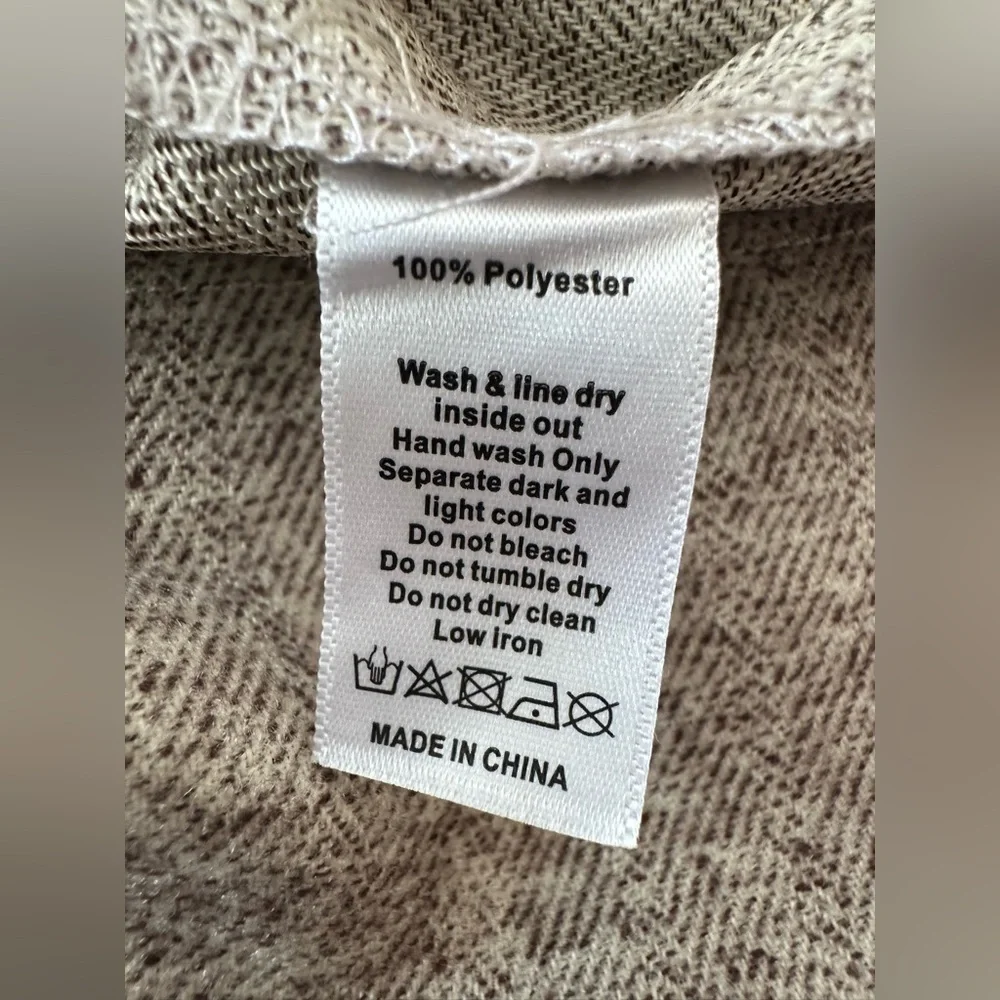 NWT Joyfolie Mia Joy “Yessica” Jumper • Oat Twill • Size 14